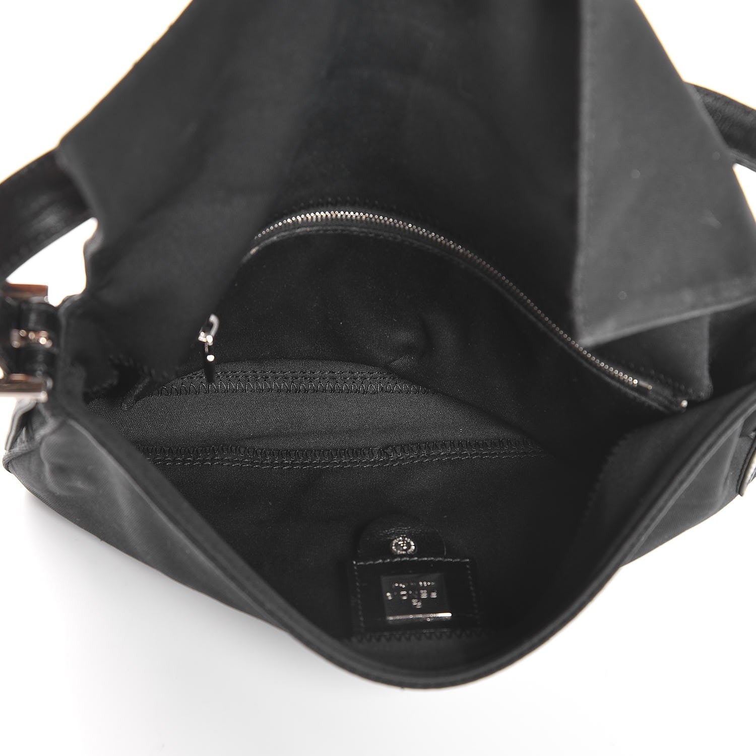 Fendi Satin Baguette Black 7 of 7