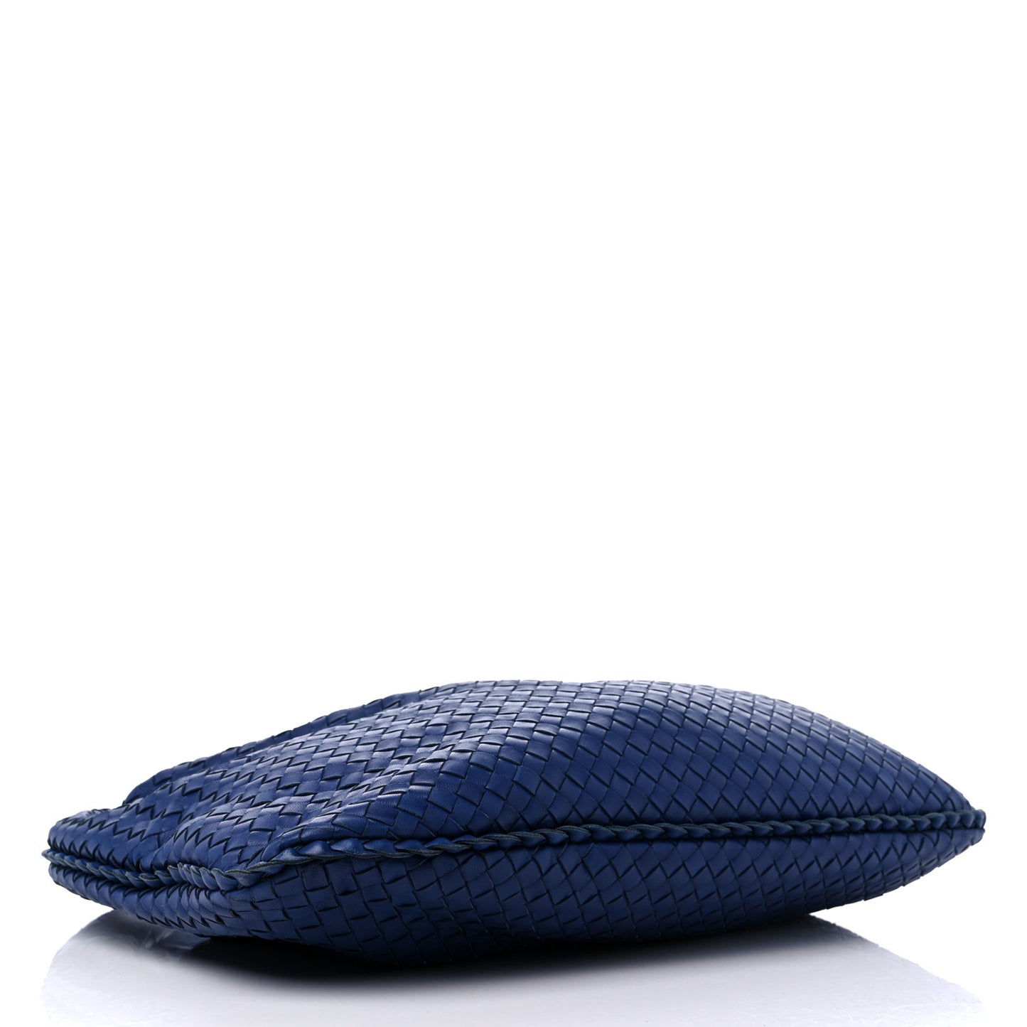Nappa Intrecciato Large Veneta Hobo Baltic Blue