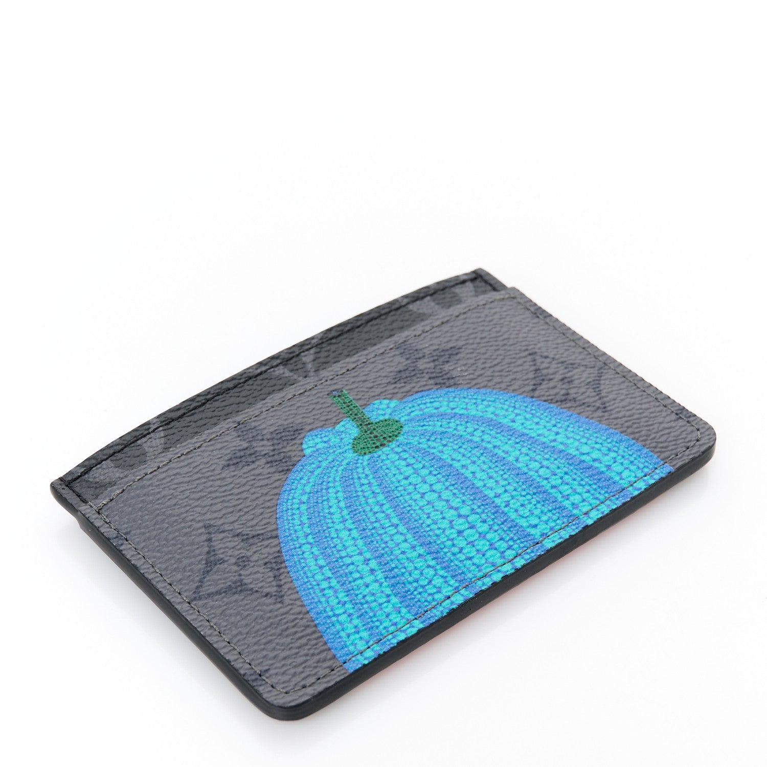 Louis Vuitton LV X YK Monogram Eclipse Reverse Pumpkin Card Holder 4 of 8