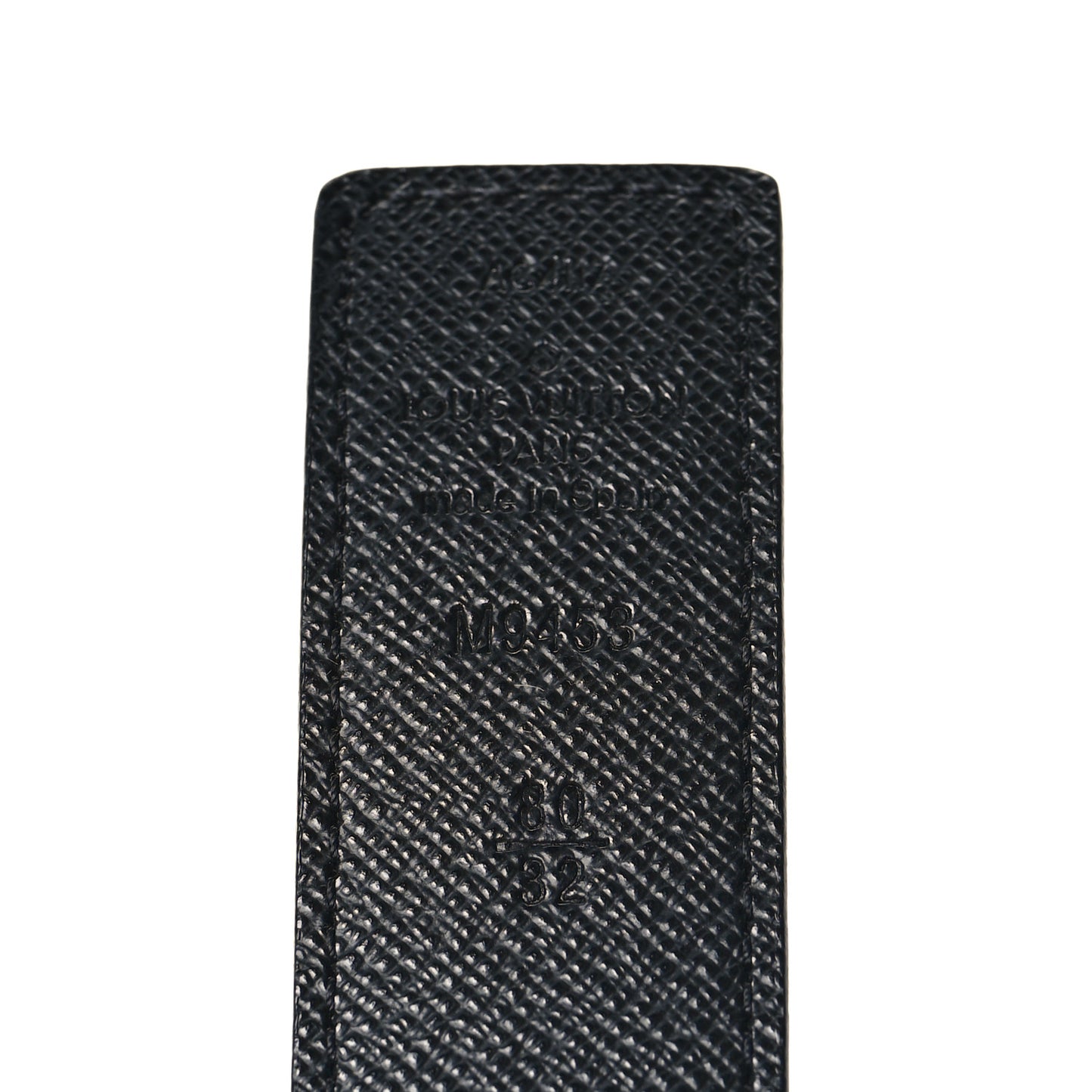 Calfskin Monogram 30mm LV Initiales Reversible Belt 80 32 Black