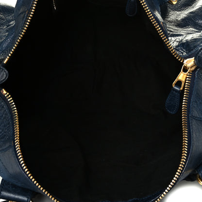 Balenciaga Agneau Giant 21 Gold Hardware Work Marine 4 of 7