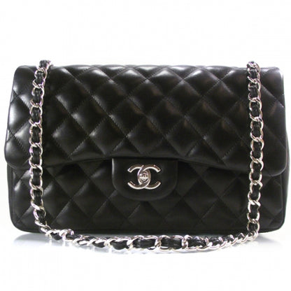 Chanel Lambskin Jumbo Double Flap Black 1 of 12