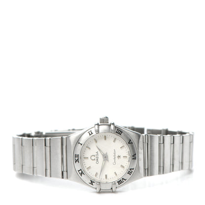 Omega Stainless Steel 22mm Constellation Quartz Watch White 1562.30 2 of 5