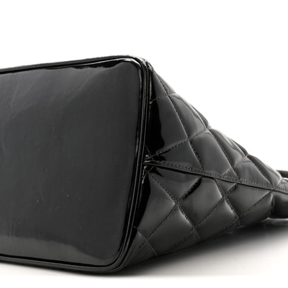 Chanel Patent Medallion Tote Black 10 of 16
