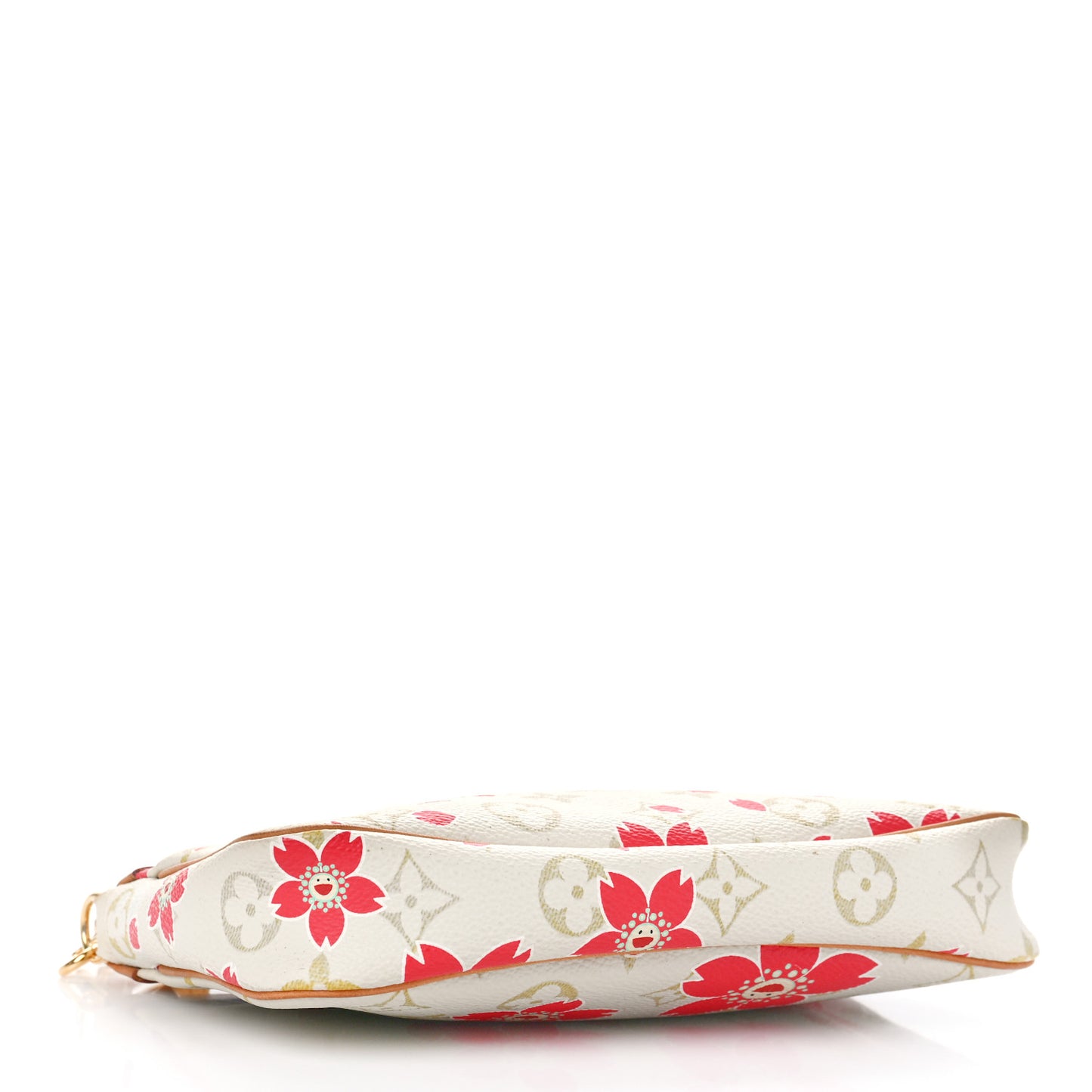 Monogram Cherry Blossom Pochette Accessories Red