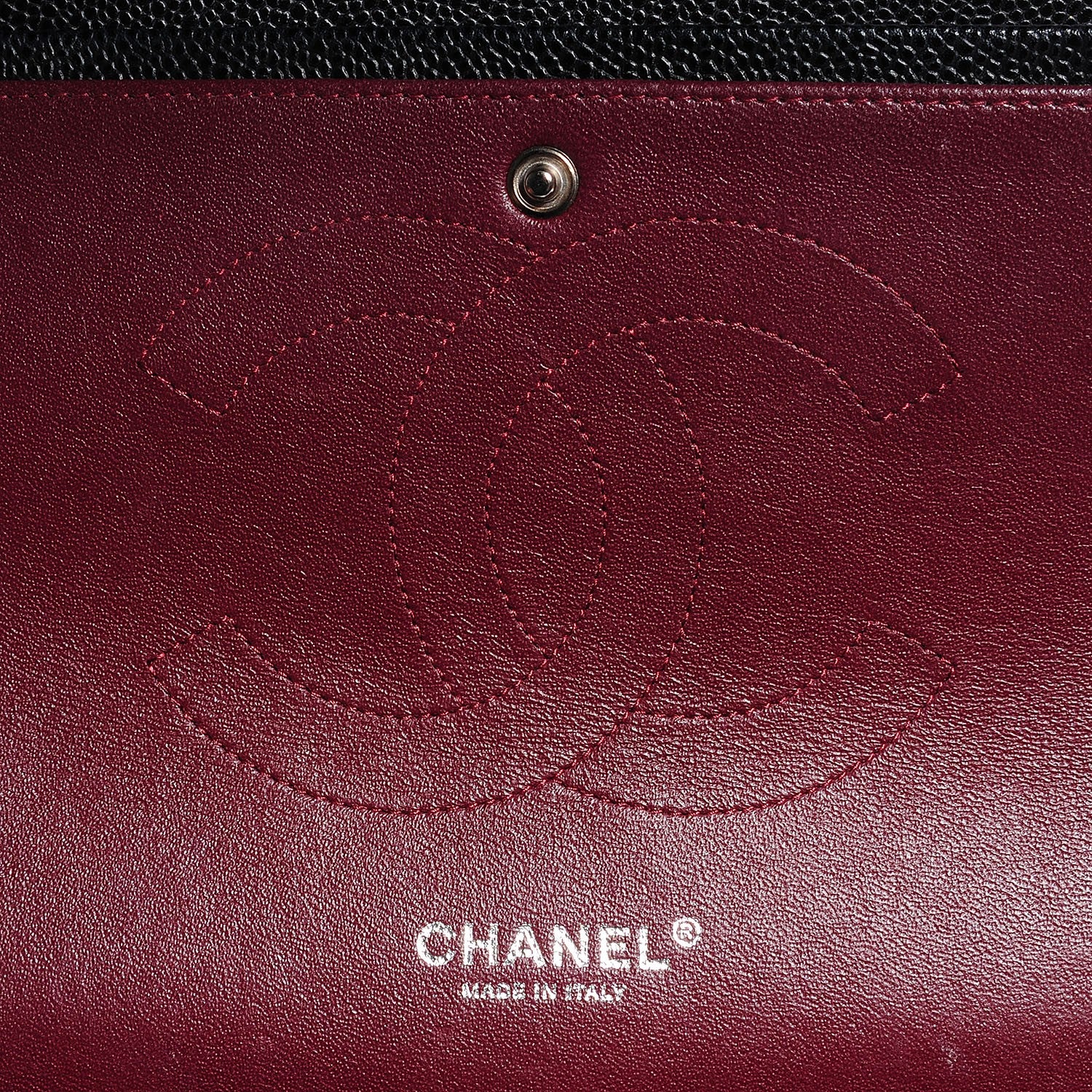 Chanel Caviar Quilted Jumbo Double Flap Black 7 of 8