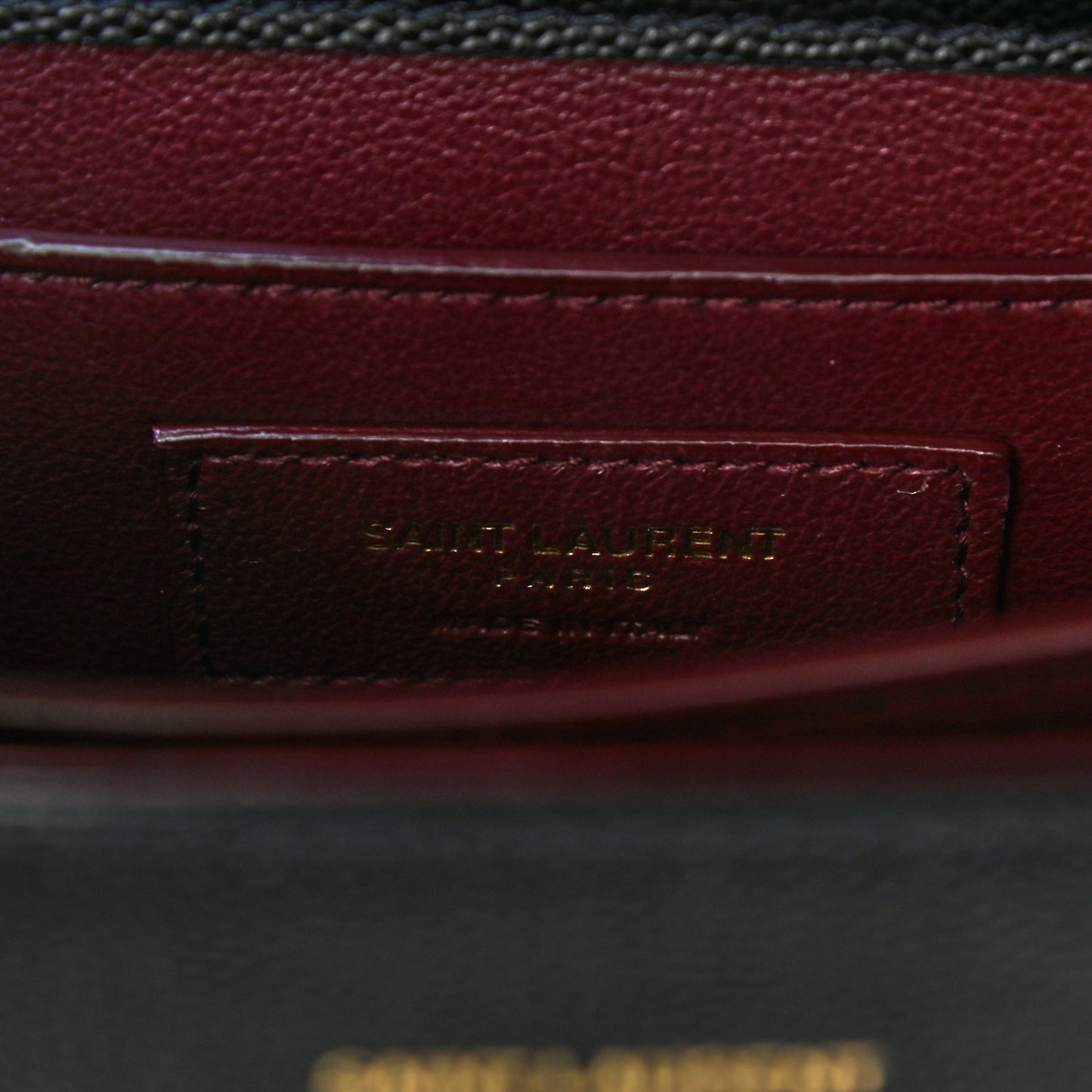 Grain de Poudre Mini Classic Monogram Cassandra Top Handle Black Rouge Legion