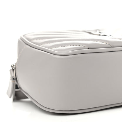 Saint Laurent Calfskin Matelasse Monogram Lou Belt Bag Grey 7 of 8