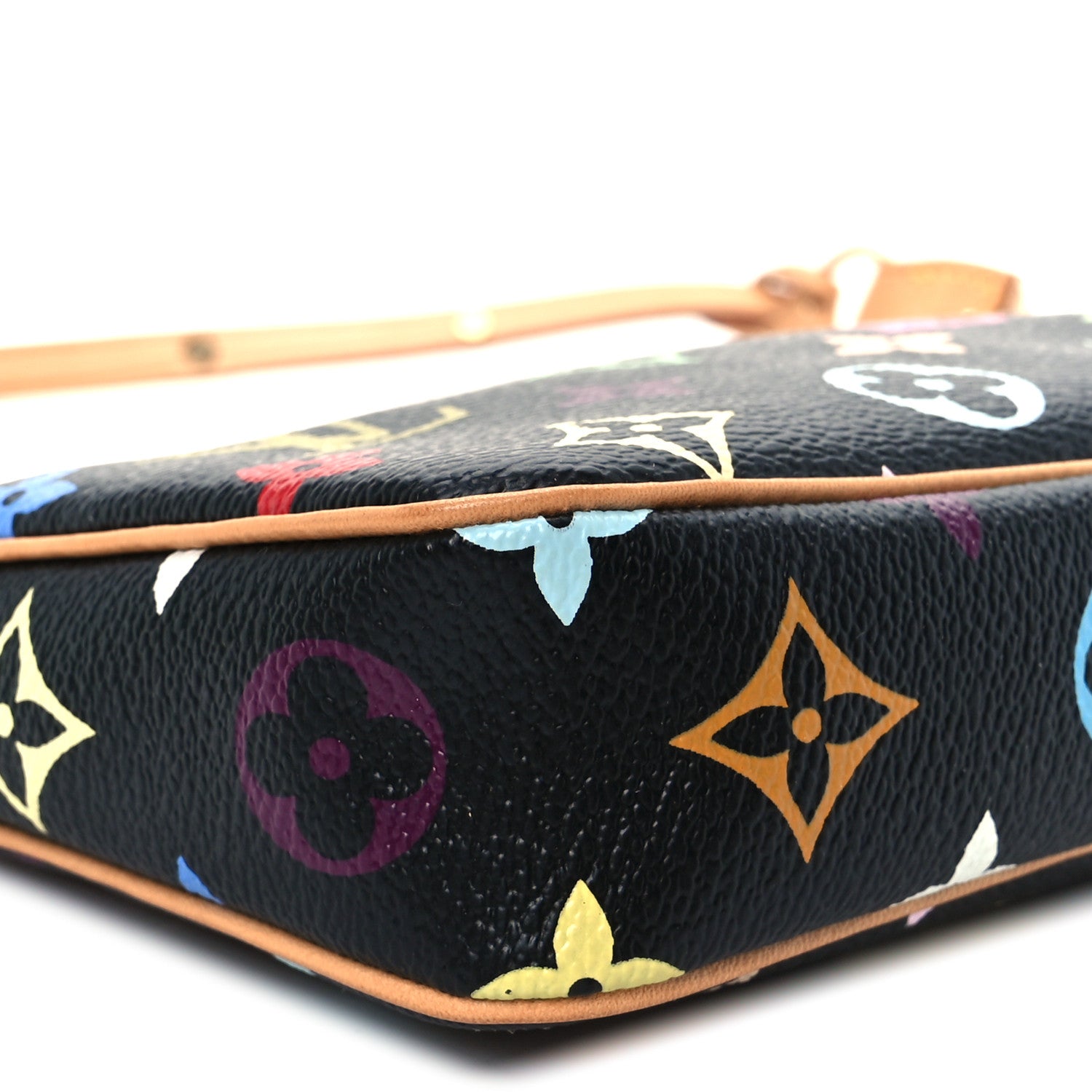 Louis Vuitton Monogram Multicolor Pochette Accessories Black 19 of 21