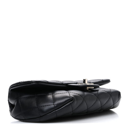 Chanel Calfskin Quilted CC Uniform Flap Belt Bag Black 4 of 11