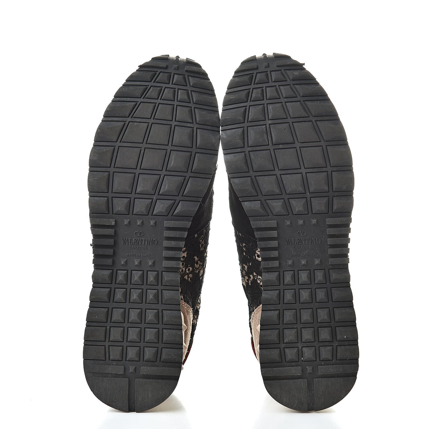 Macrame Lace Suede Womens Rockrunner Sneakers 38 Black