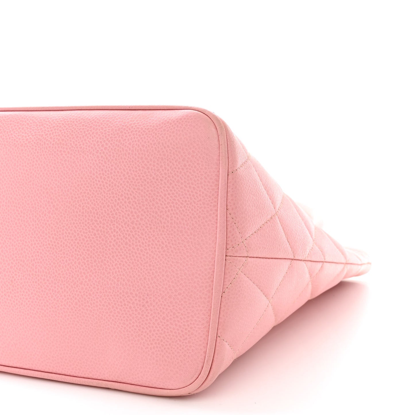 Caviar Quilted Medallion Tote Light Pink