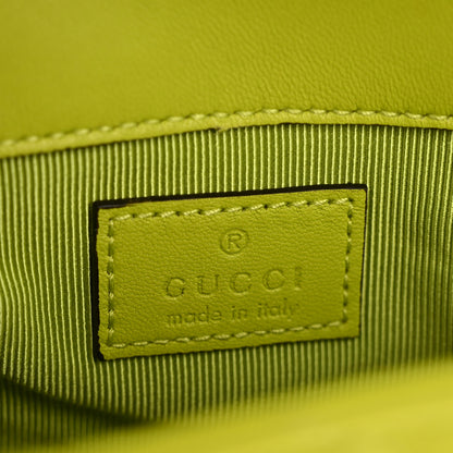 Gucci Lambskin Matelasse Mini GG Marmont Shoulder Bag Firefly 6 of 11