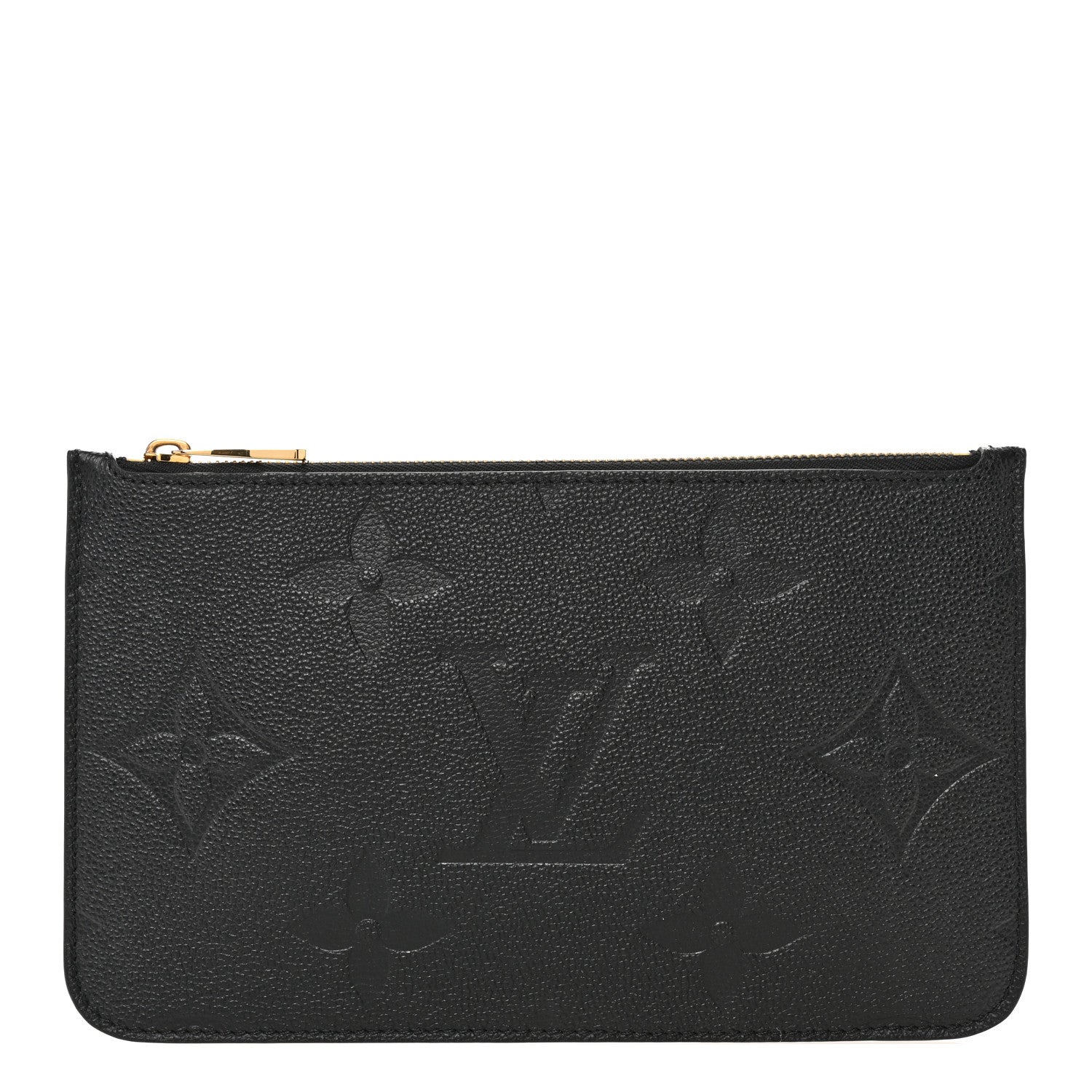 Louis Vuitton Empreinte Monogram Giant Neverfull MM Pochette Black 1 of 7