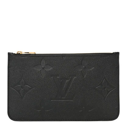 Louis Vuitton Empreinte Monogram Giant Neverfull MM Pochette Black 1 of 7