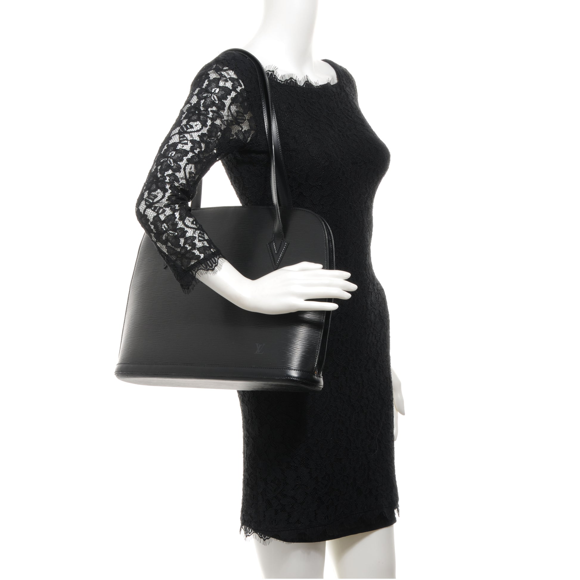 Louis Vuitton Epi Lussac Noir 2 of 7