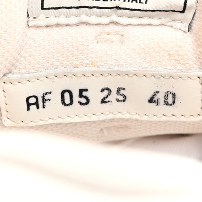 Christian Dior Calfskin Nylon Womens D-Sketch Sneakers 40 White 8 of 9
