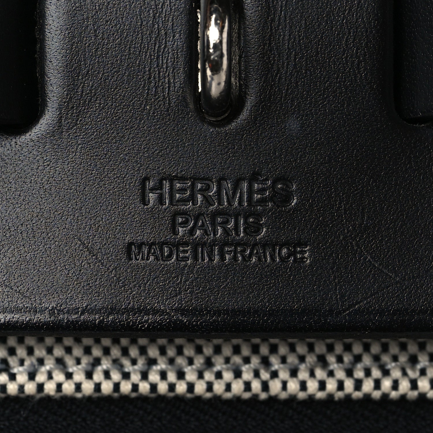 Hermes Toile H Berline Vache Hunter Herbag Zip PM 31 Bleu Encre Black 6 of 11