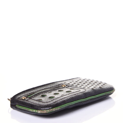 Louis Vuitton Monogram Perforated Key Pouch Green 4 of 10