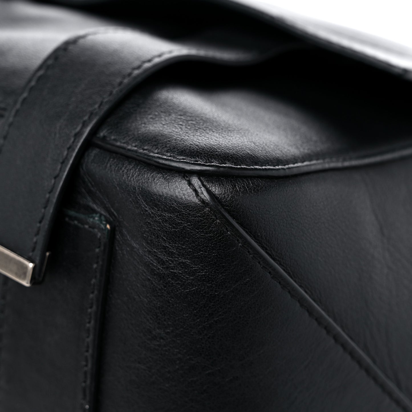 Calfskin Large PS Courier Backpack Black