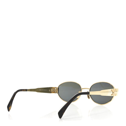 Celine Metal Triomphe 01 Sunglasses CL40235U Gold Green 4 of 8