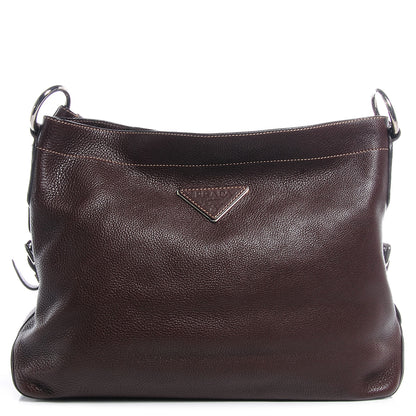 Prada Vitello Daino Rope Hobo Caffe 1 of 8