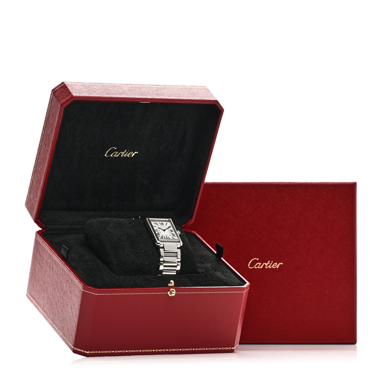 Stainless Steel 25mm Must de Cartier Tank Quartz Watch