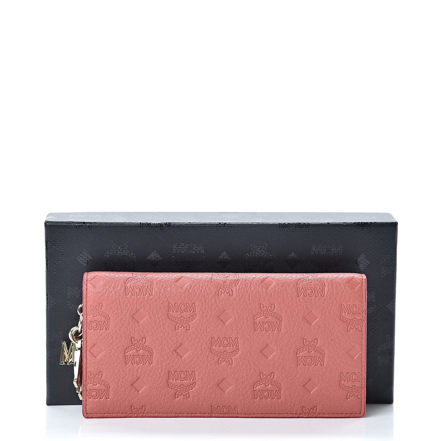 Calfskin Ottomar Large Klara Two Fold Wallet Cocoa