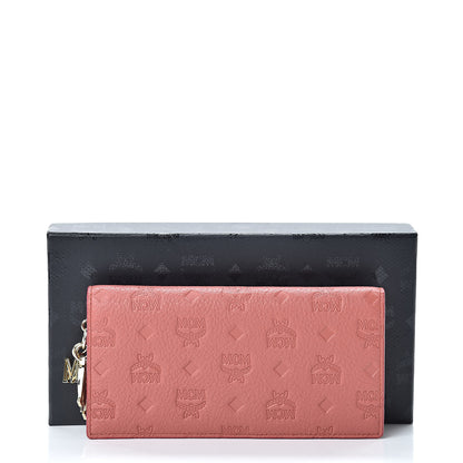 MCM Calfskin Ottomar Large Klara Two Fold Wallet Cocoa 9 of 9