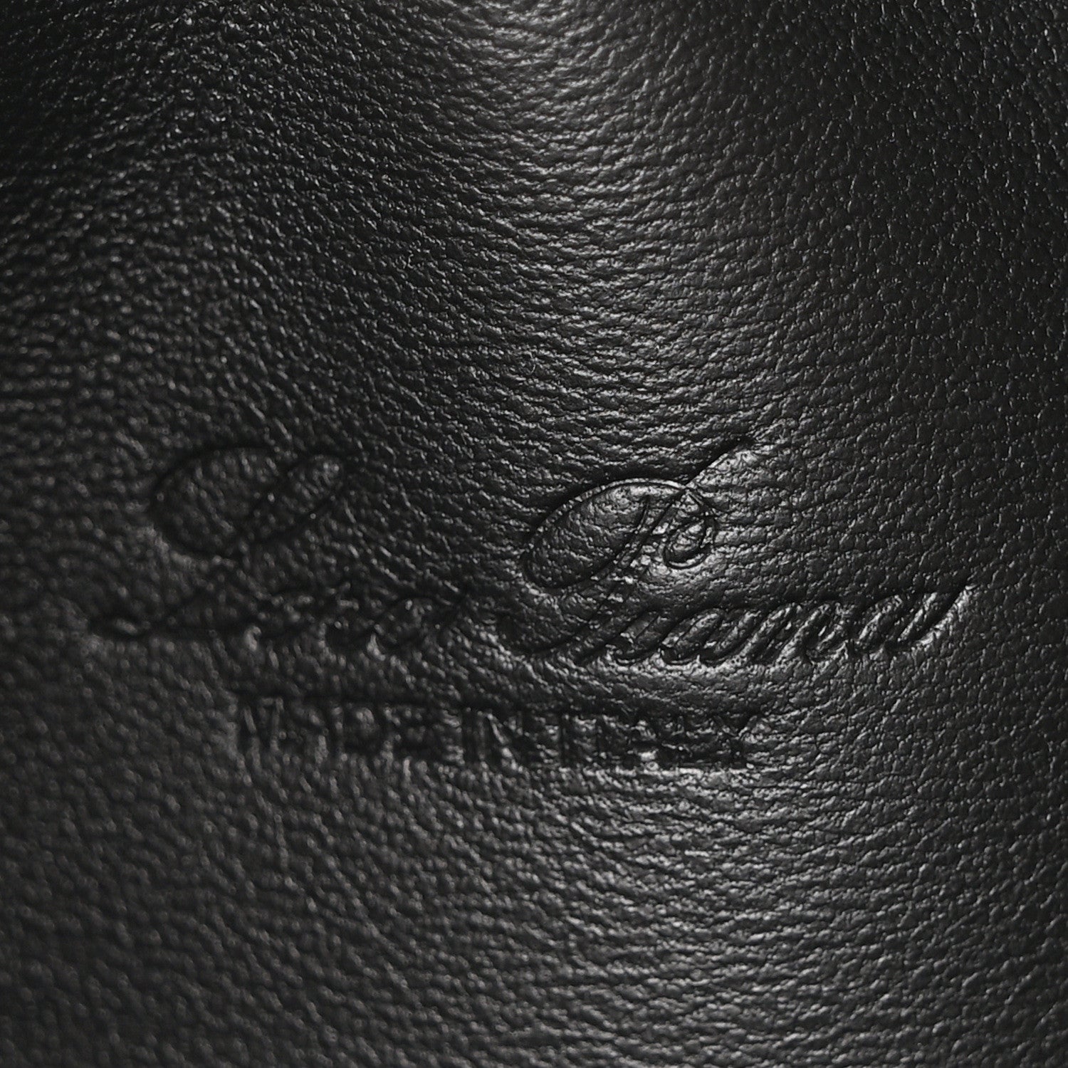 Loro Piana Grained Calfskin L19 Extra Pocket Pouch Black 6 of 9