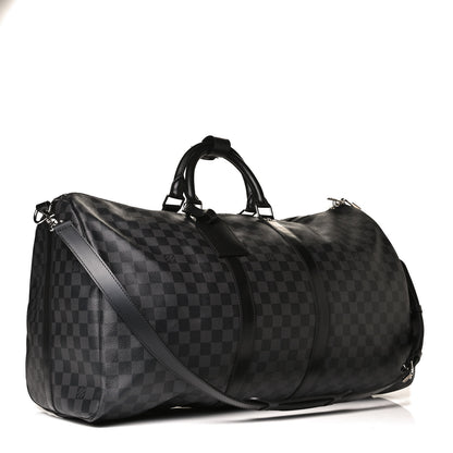 Louis Vuitton Damier Graphite Keepall Bandouliere 55 3 of 10