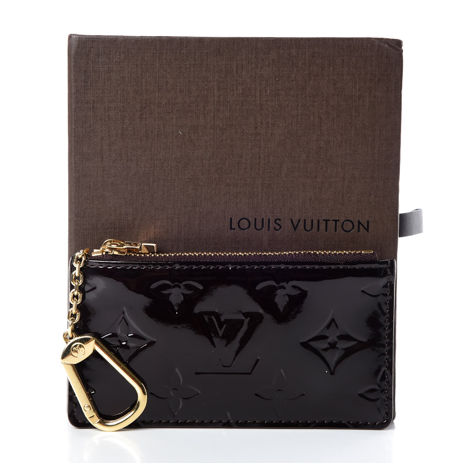 Louis Vuitton Vernis Pochette Key Pouch Amarante 7 of 7