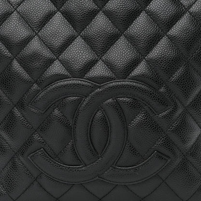 Chanel Caviar Quilted Petit Shopping Tote PST Black 9 of 13