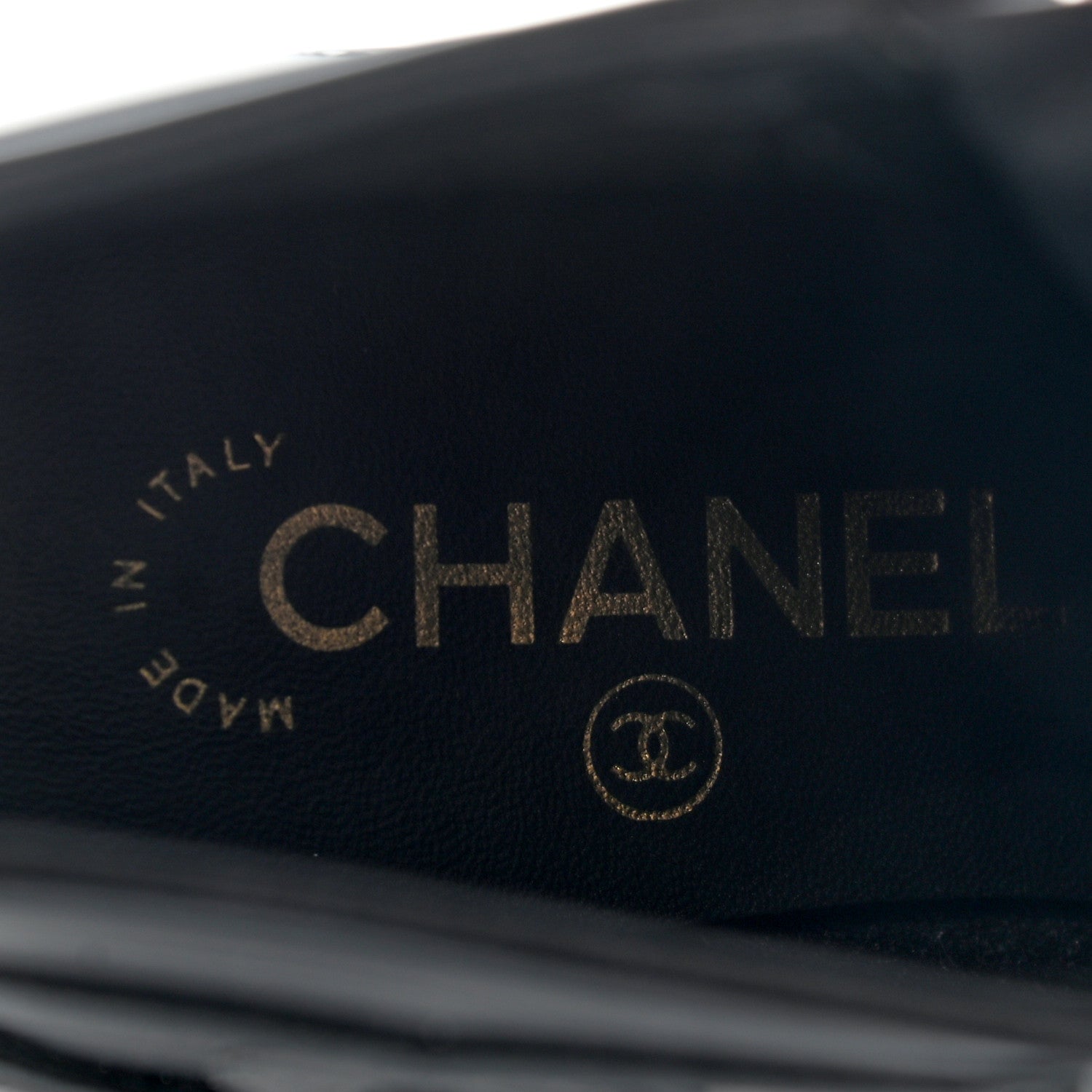Chanel PVC CC Short Boots 36 Black 6 of 9