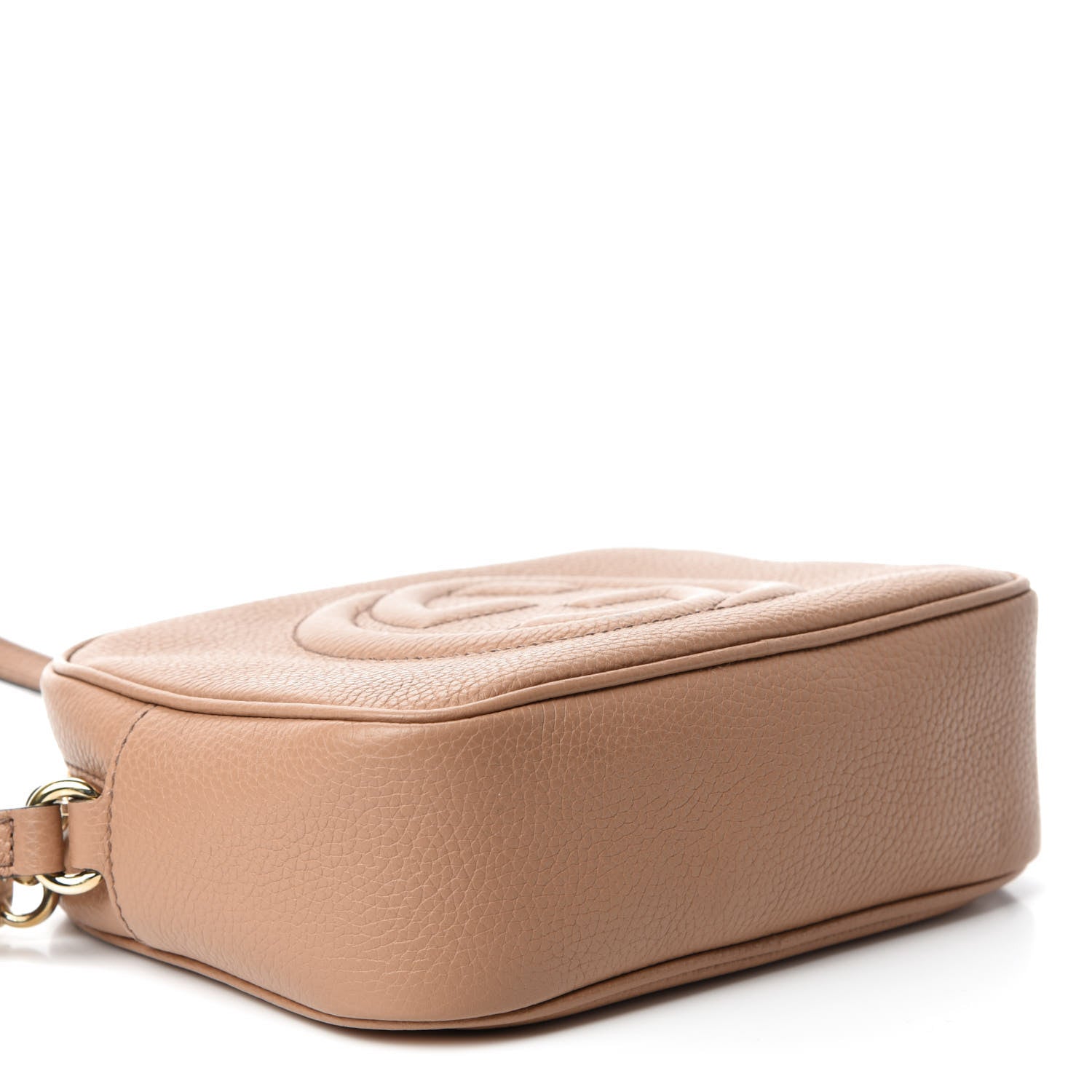 Gucci Pebbled Calfskin Small Soho Disco Bag Camelia 4 of 11