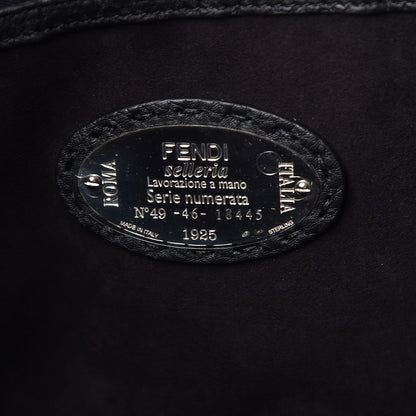 Fendi Cuoio Romano Selleria Monster Eyes Tote Black 6 of 7