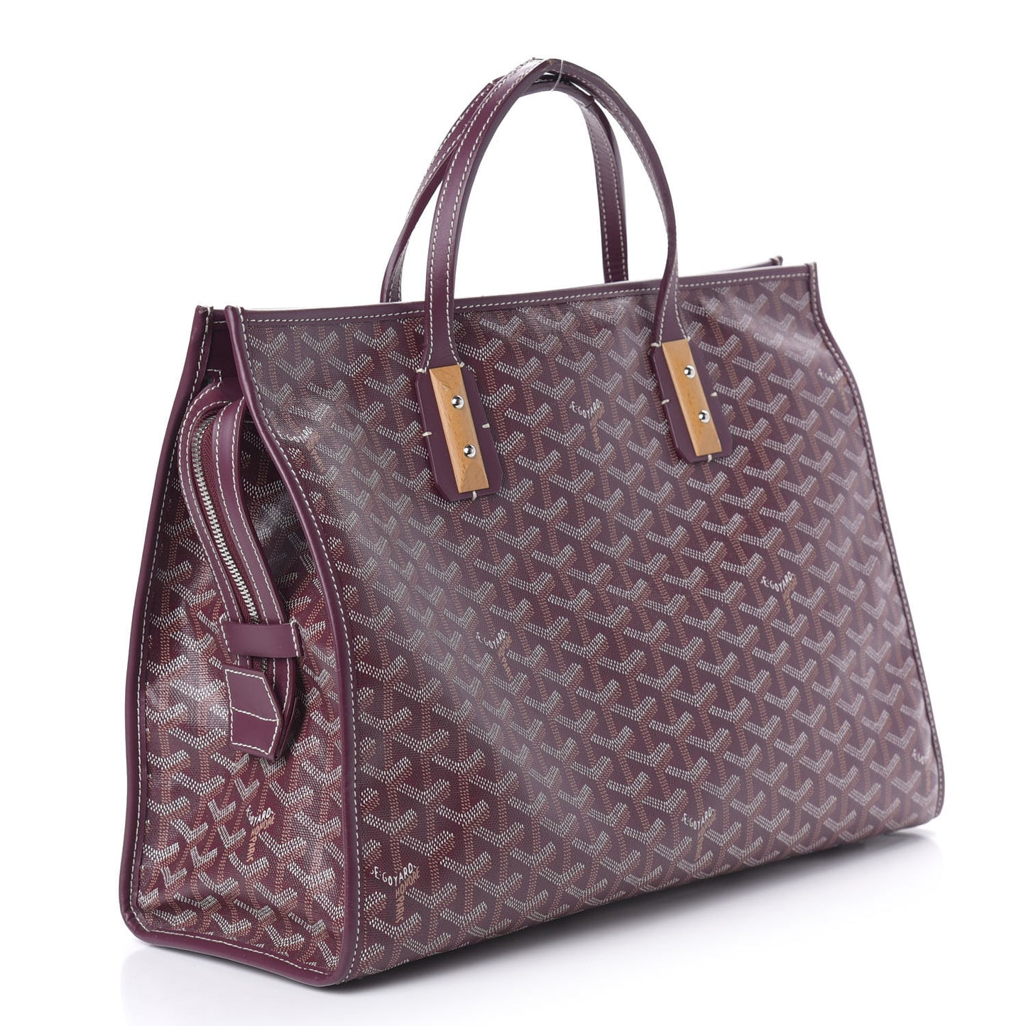 Goyardine Marquises Tote Burgundy