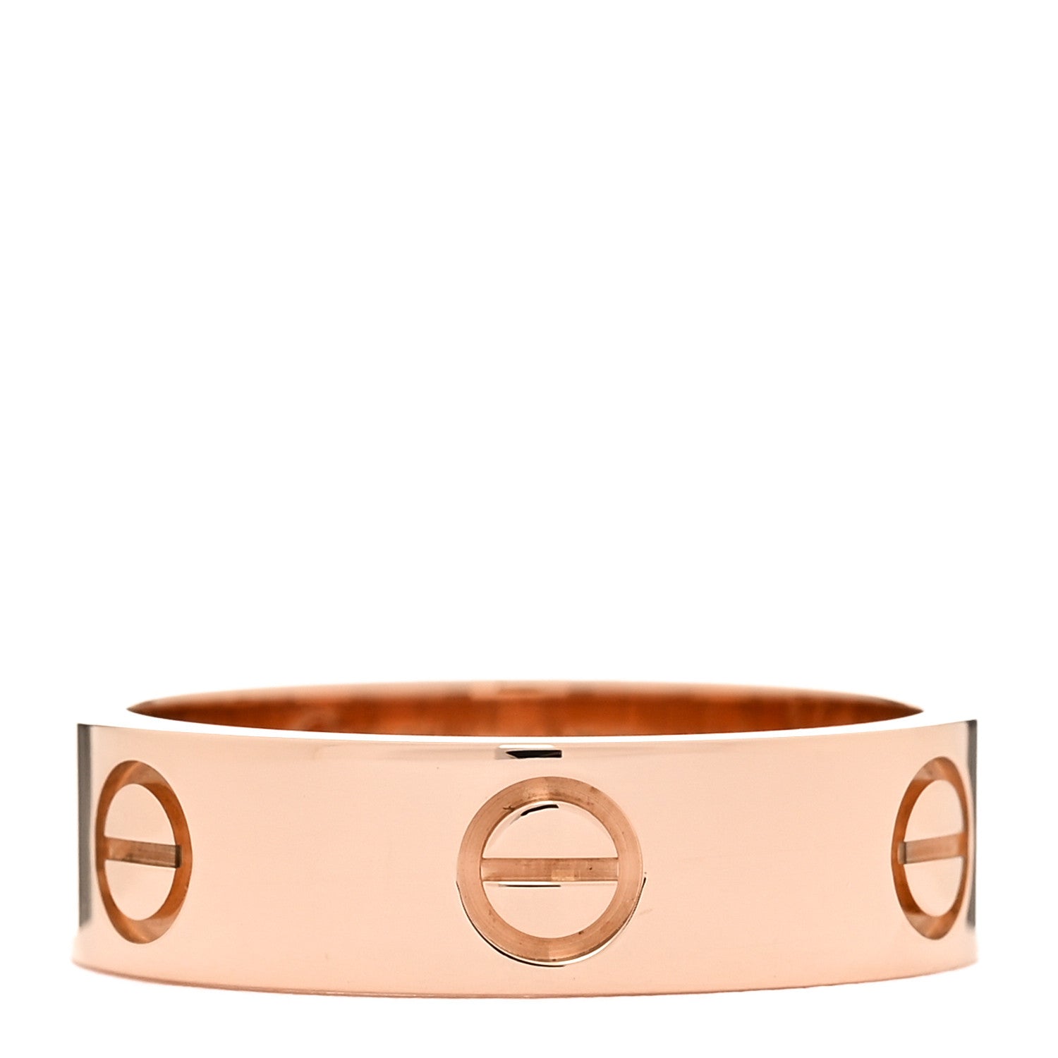 Cartier 18K Pink Gold 5.5mm LOVE Ring 55 7.25 1 of 6