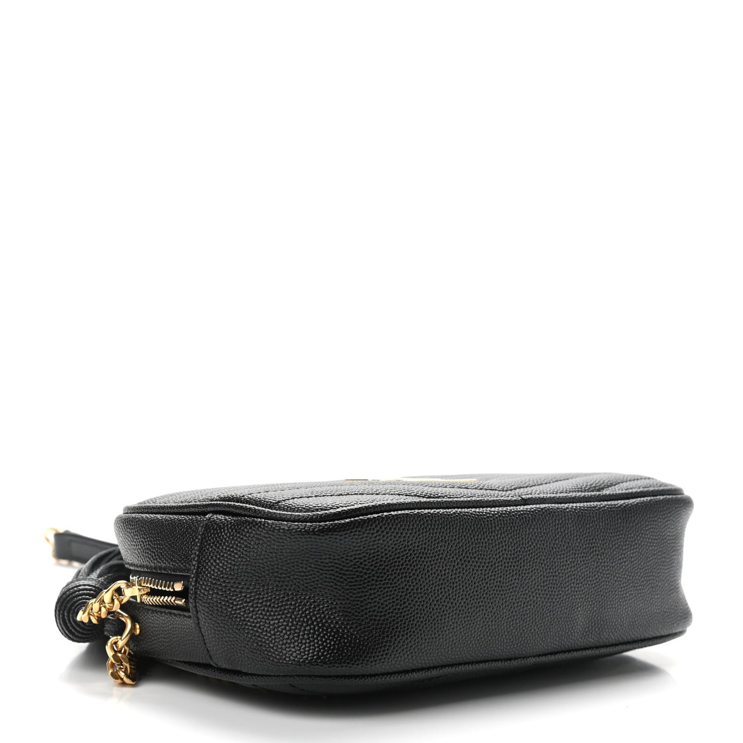 Grain De Poudre Matelasse Monogram Mini Lou Camera Bag Black