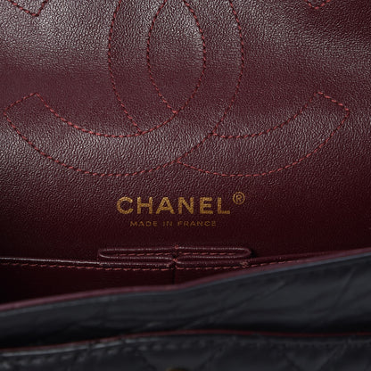 Chanel Aged Calfskin Quilted 2.55 Reissue 226 Flap Black 6 of 7