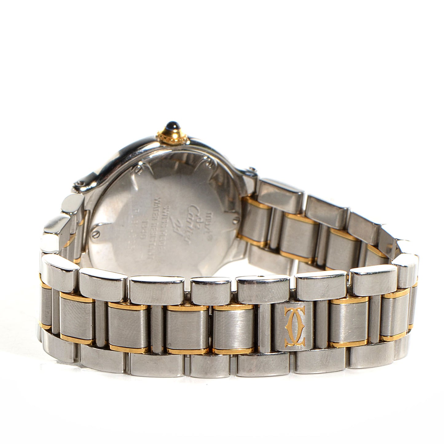 Stainless Steel 18K Yellow Gold 28mm Must De 21 Quartz Watch