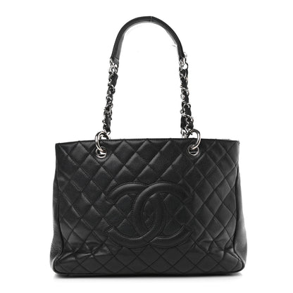 Chanel Caviar Quilted Grand Shopping Tote GST Black 1 of 21