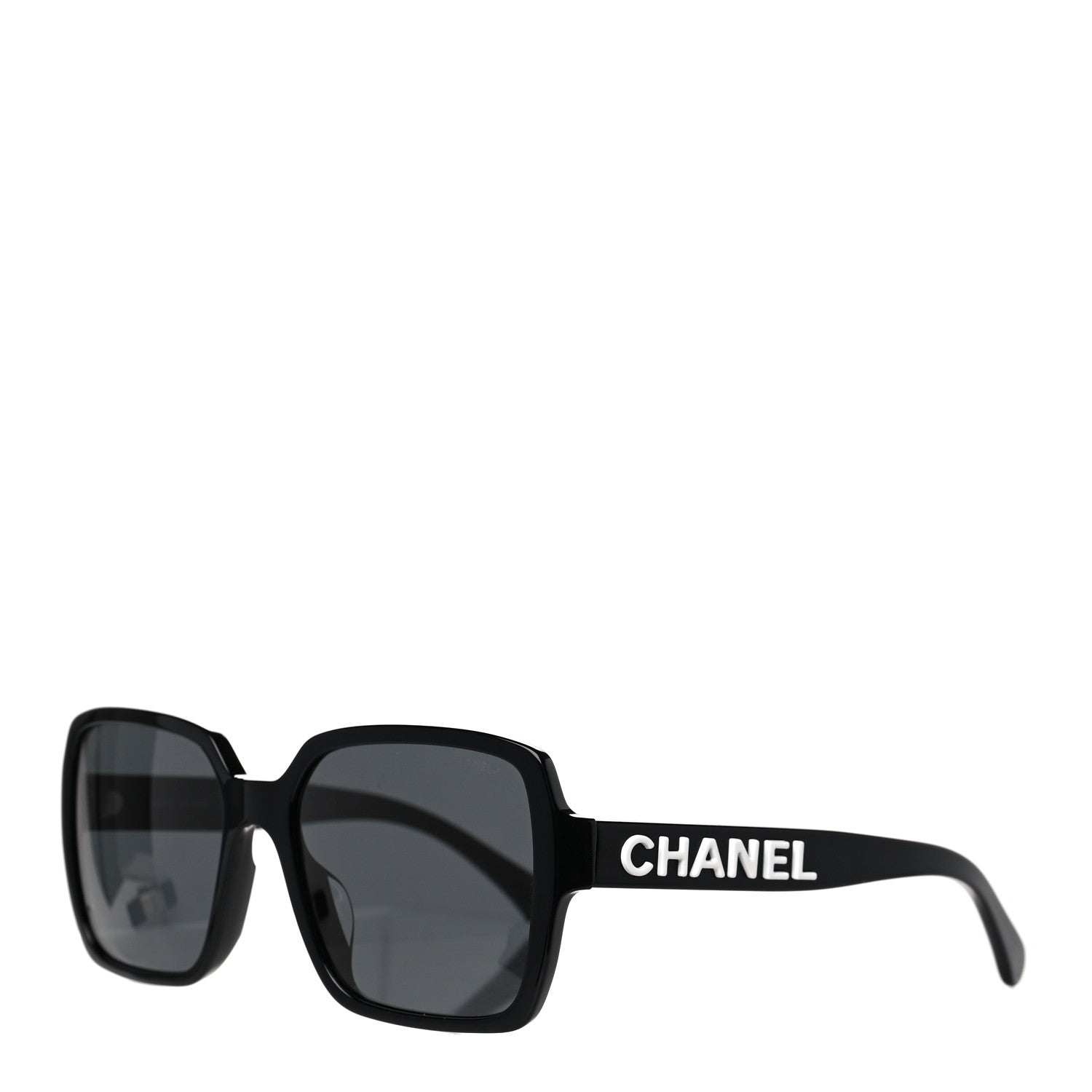 Chanel Acetate Square Sunglasses 5408-A Black 1 of 7