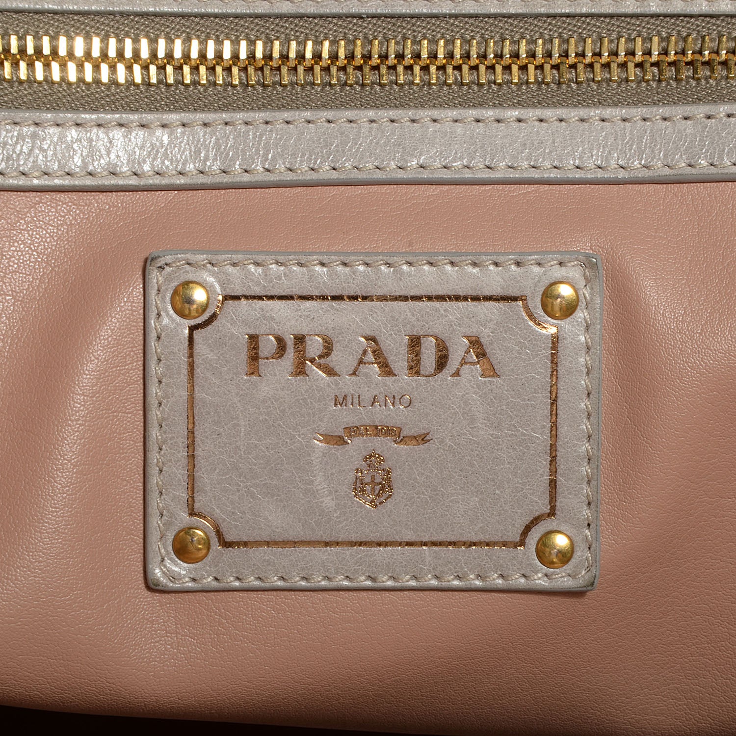 Prada Vitello Shine Tote Nube 12 of 12