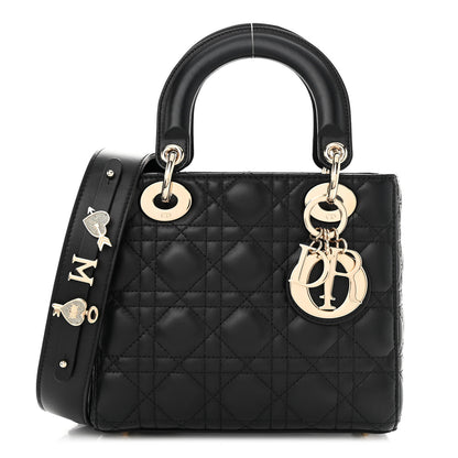 Christian Dior CHRISTIAN DIOR Lambskin Cannage Small My ABCDior Lady Dior Black 1 of 8