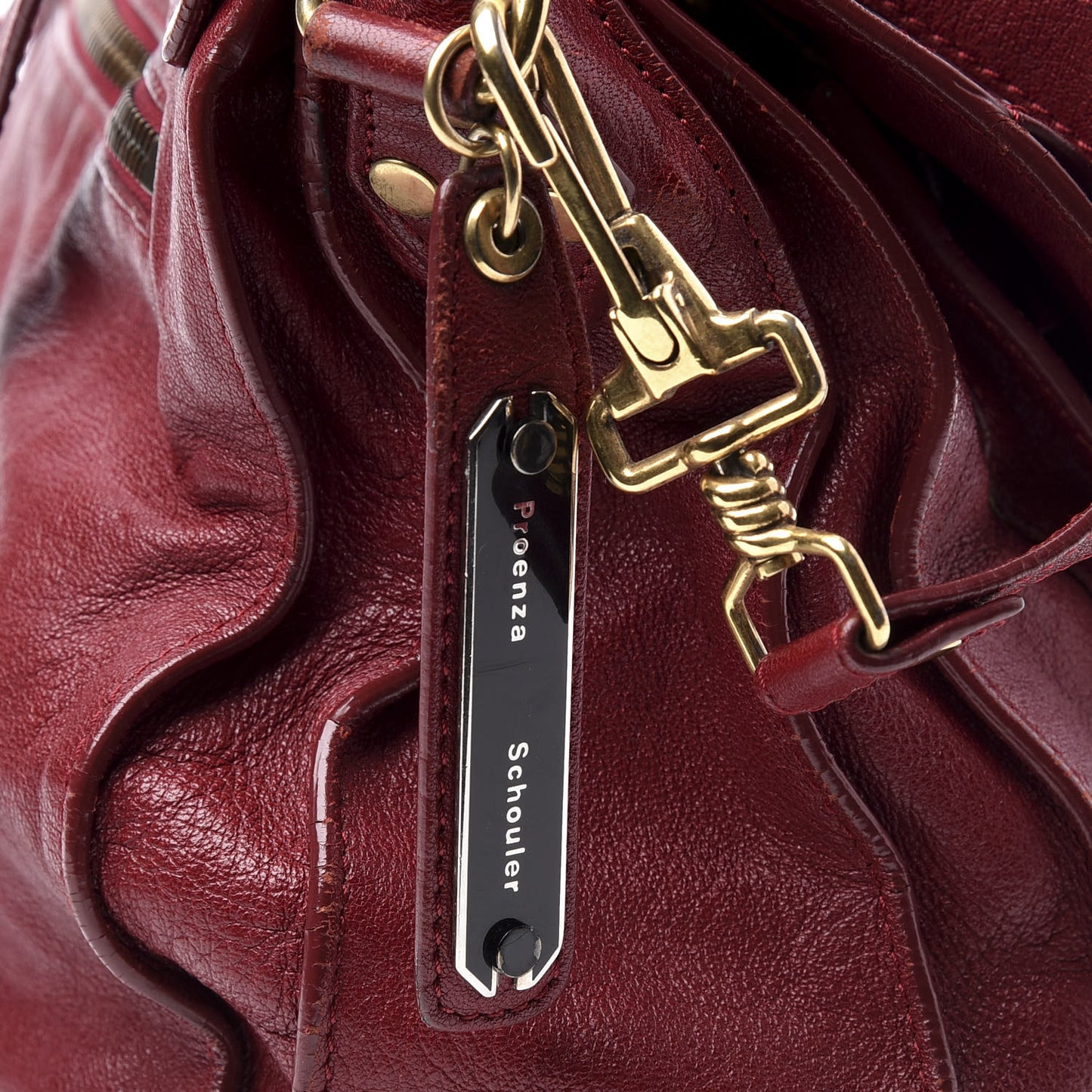 Lambskin Medium PS1 Satchel Chianti