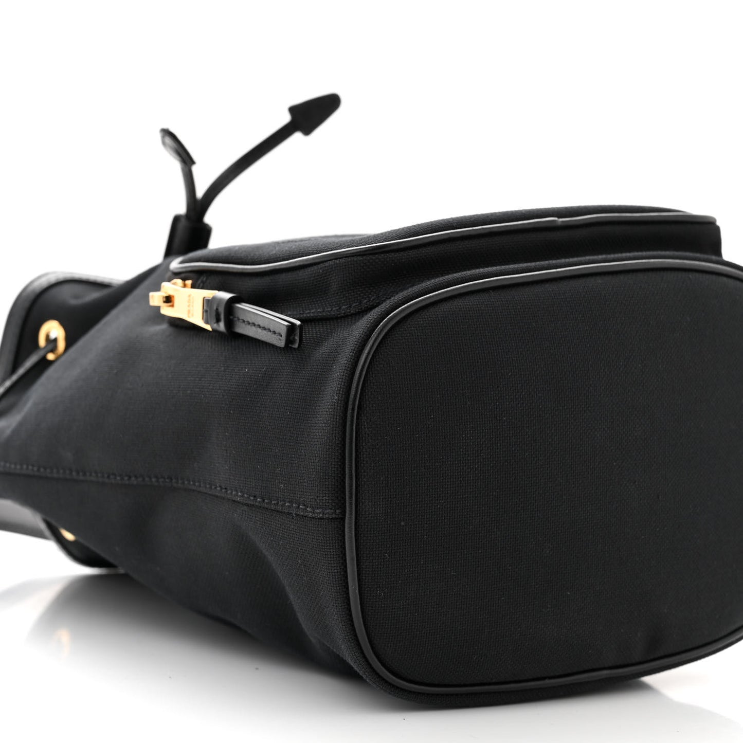 Jacquard Logo Mini Bucket Crossbody Bag Black