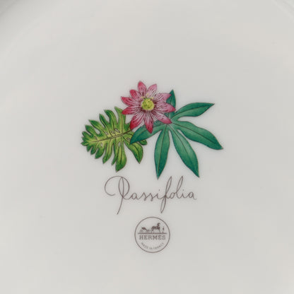 Hermes Porcelain Passifolia Dinner Plate N°2 Set of 2 5 of 7