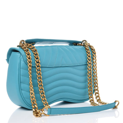 Louis Vuitton Calfskin New Wave Chain MM Malibu Green 2 of 14