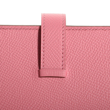 Hermes Epsom Bearn Gusset Wallet Rose Confetti 11 of 14